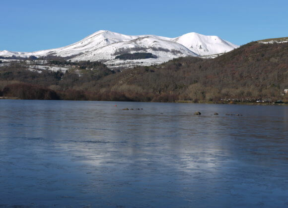 Le lac, l'hiver